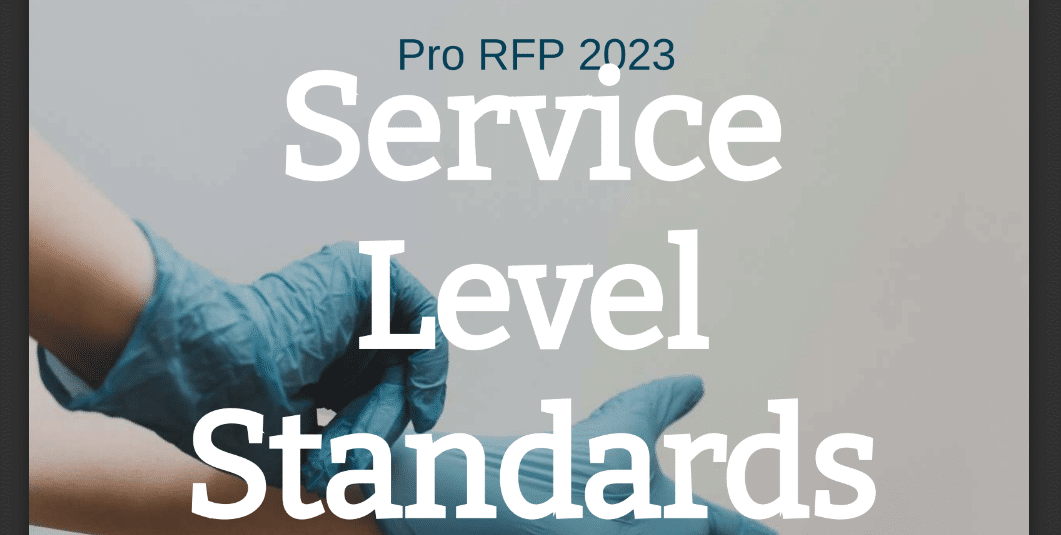 pro-rfp-service-level-standards-pro-rfp